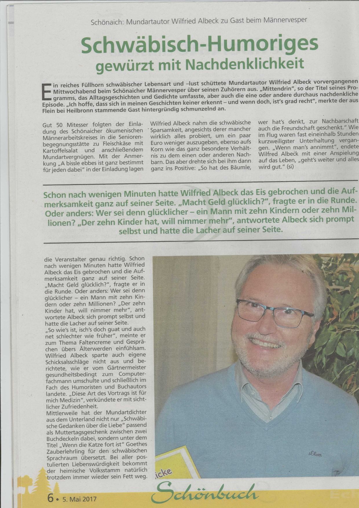 Zeitungsartikel-Schnaich